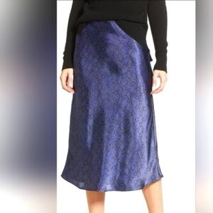 Chelsea28 Black Midi Slip Skirt